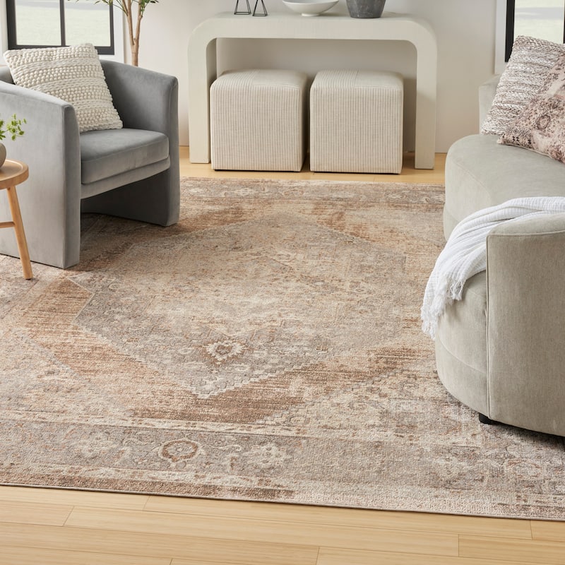 Nourison Astra Machine Washable Persian Area Rug