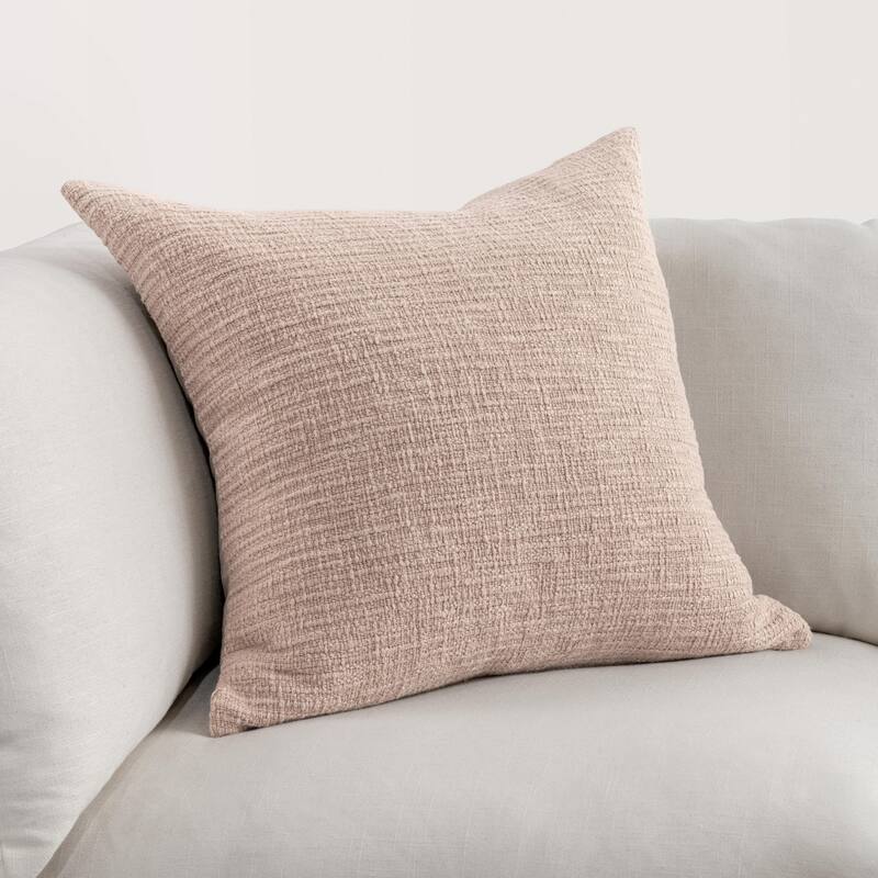 Villa by Classic Home Fable Linen Blend Throw Pillow - 22x22 - Natural