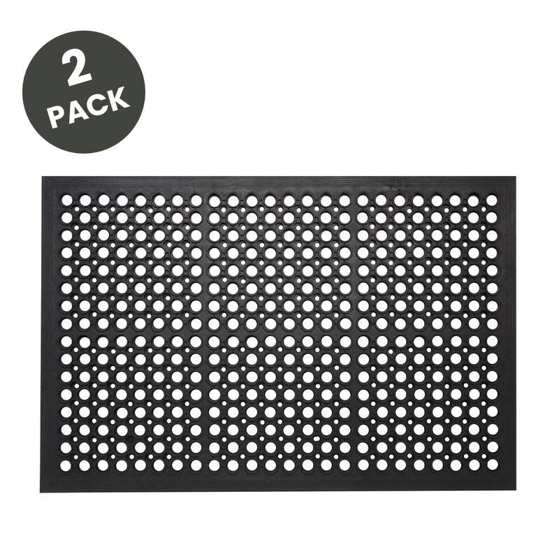 Envelor Anti Fatigue Rubber Floor Mat Non-Slip Restaurant Kitchen Mat for Floors Bar Mat Door Mat 36 x 60 Inches