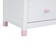 preview thumbnail 9 of 7, Wooden Nightstand with Two Drawers for Kids