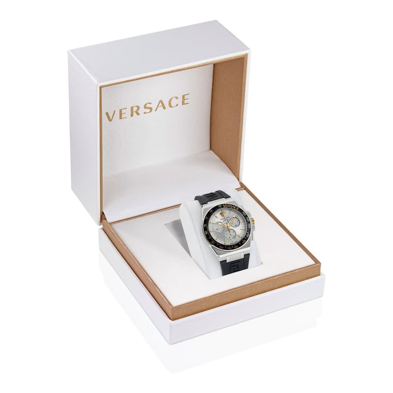 Versace Greca Extreme Chrono Silicone Watch