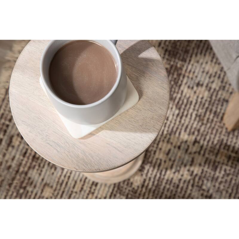 Kate and Laurel Wegner Wooden Drink Table