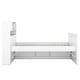 preview thumbnail 12 of 10, Twin Size Captain Platform Bed Frame with Storage Bookcase Headboard and 4-Drawers, Adjustable Storage Shelves, White