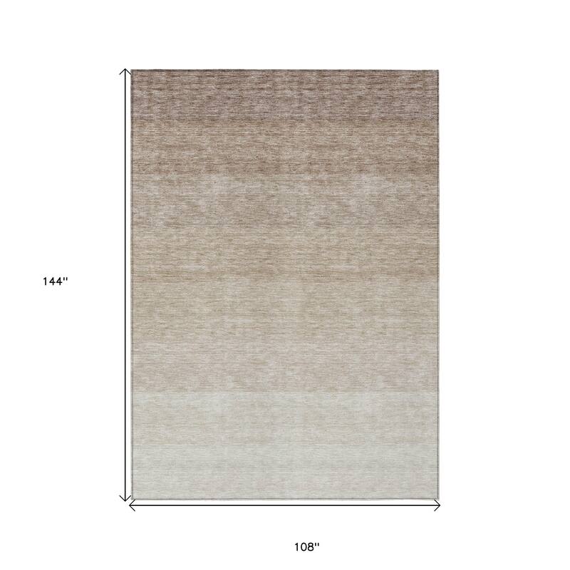 HomeRoots Ombre Transitional Rectangle Outdoor Rug