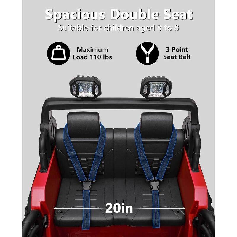 2 Seater Ride On Jeep Car Toy Vehicle for Kids Best Gifts