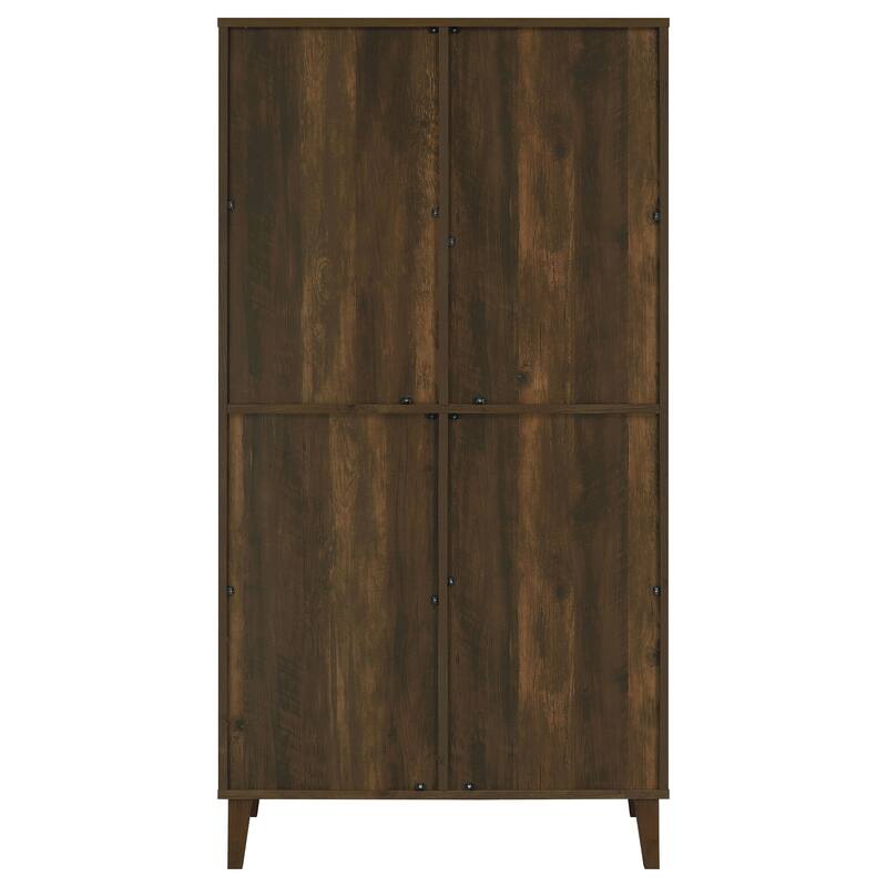 Rossetta Nostalgic Dark Pine 4-door Tall Accent Cabinet