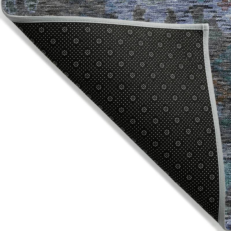 Machine Washable Indoor/ Outdoor Boho Moroccan Chantille Rug