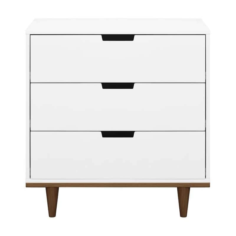 Modern Mid-Century Style Dresser Chest Wood Finish