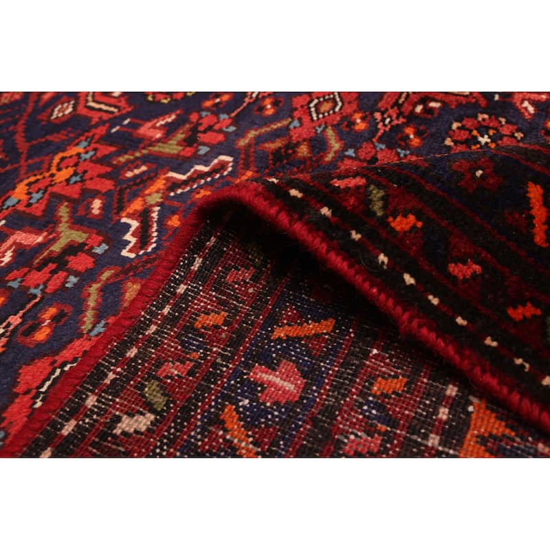 ECARPETGALLERY Hand-knotted Andelz Navy Wool Rug - 3'8 x 9'10