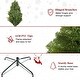 preview thumbnail 7 of 13, 7.5FT Yellow-Green Christmas Tree with 1450 Branch - 7.5 Foot