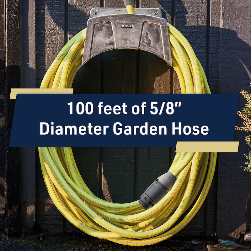 Kings County Tools 100ft Garden Hose - Lightweight No-Kink 3/8in Water Hose