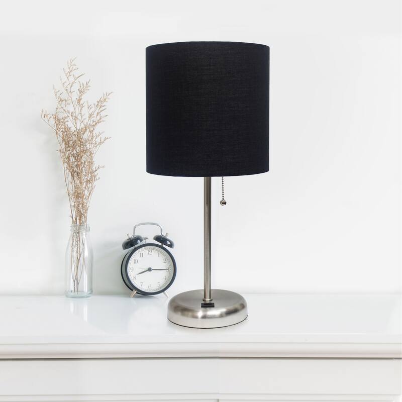 Simple Designs 19.5" Desk Lamp with Feit LED Bulb Included - 19.50