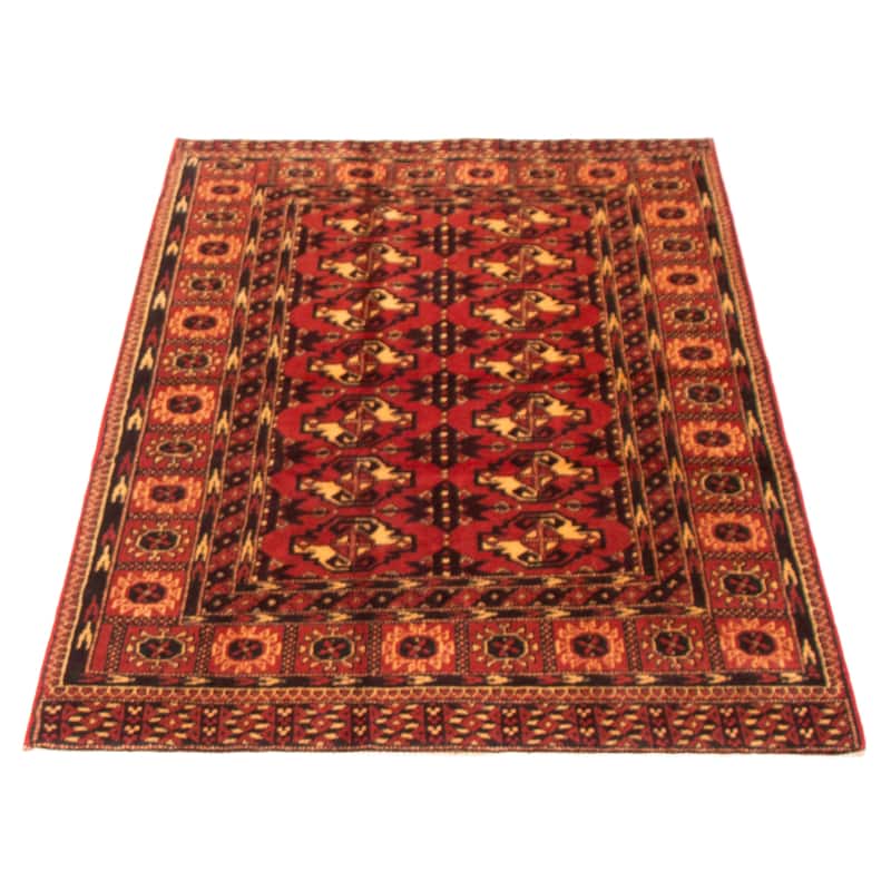 Teimani Red Rug 4'1" x 5'9" - 4'1 x 5'9