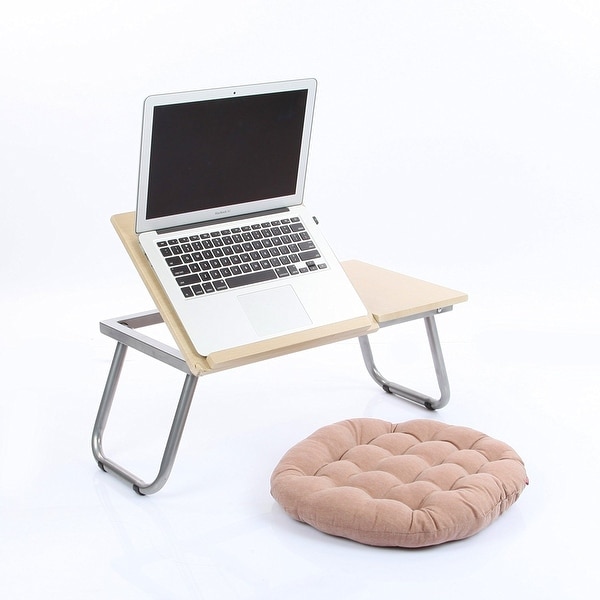 VECELO Adjustable Laptop Table / Desk, Lap Bed Tray With Folding Legs