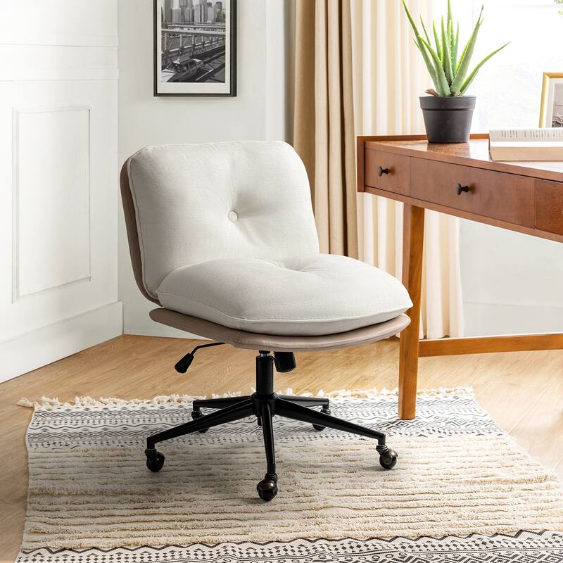 Lindsay Modern Tilting Criss Cross Home Office Chair by HULALA HOME