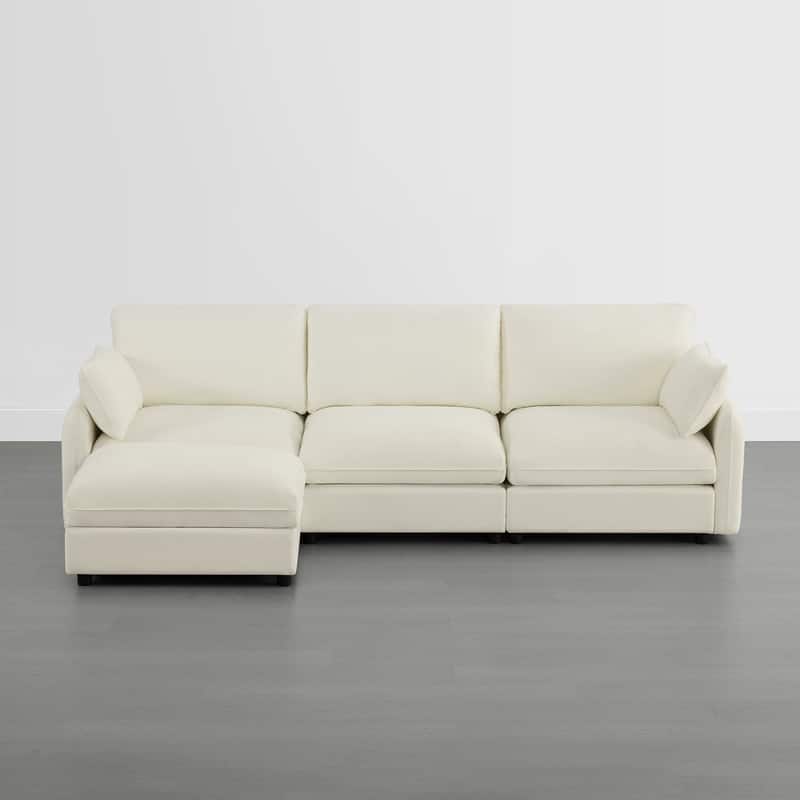 Spruce & Spring Oversized Cloud Modular Sectional Couches for Living Room