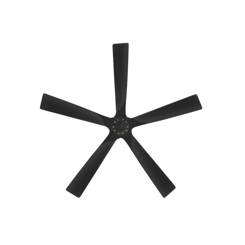 MLiAN 52 In. 5 Solid Wood Blades Indoor Ceiling Fan with Remote - 52 inch