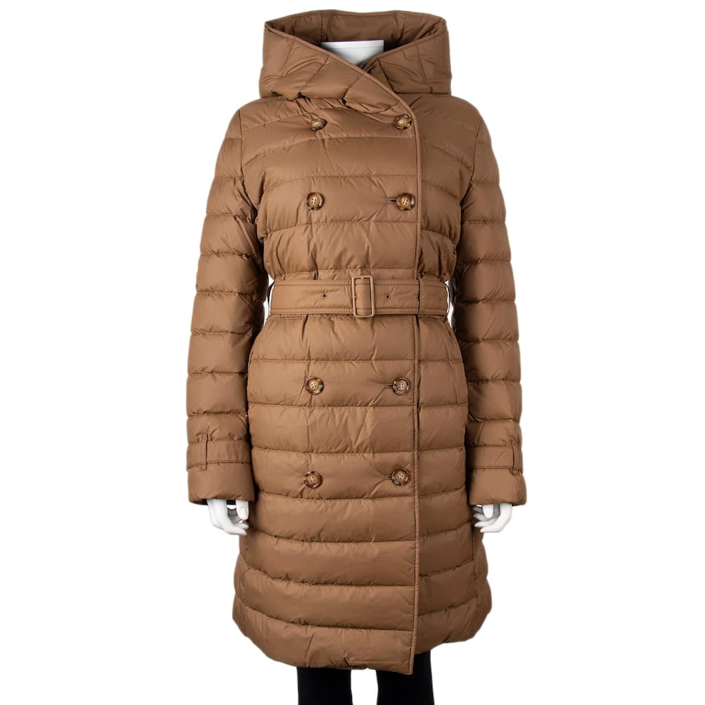 Burberry Witley Belted Long Puffer Coat