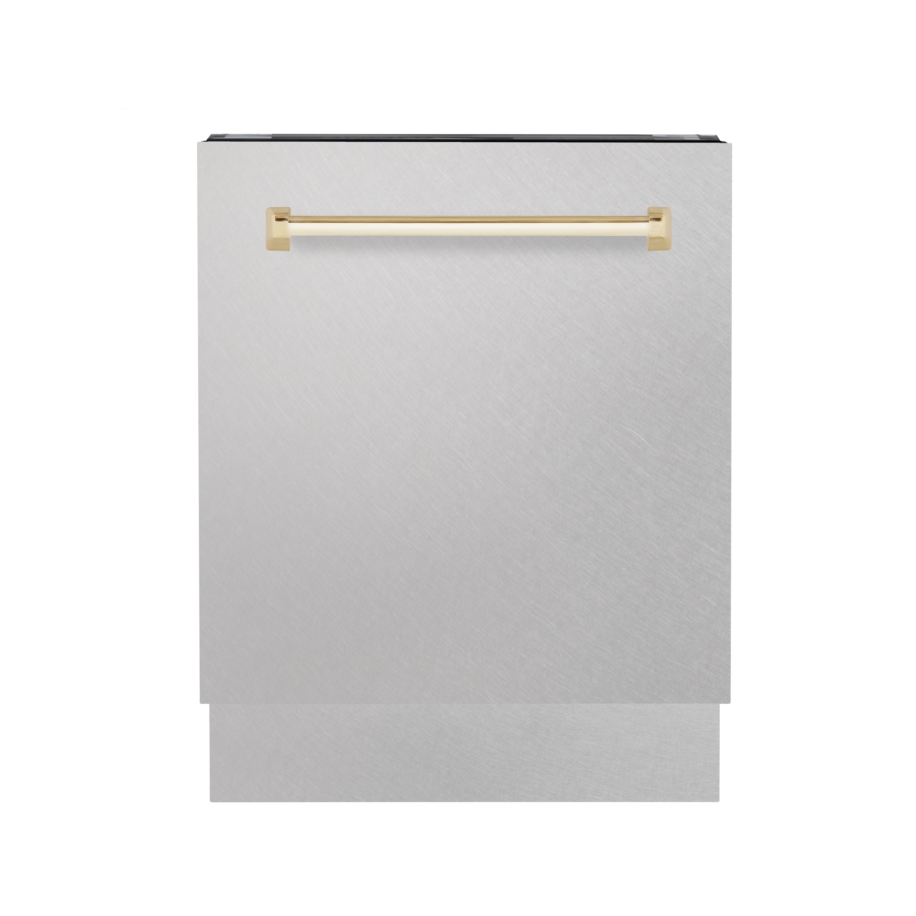 Zline Kitchen and Bath ZLINE Autograph Edition 24" 3rd Rack Top Control Tall Tub Dishwasher in Fingerprint Resistant Stainless Steel, 51dBa
