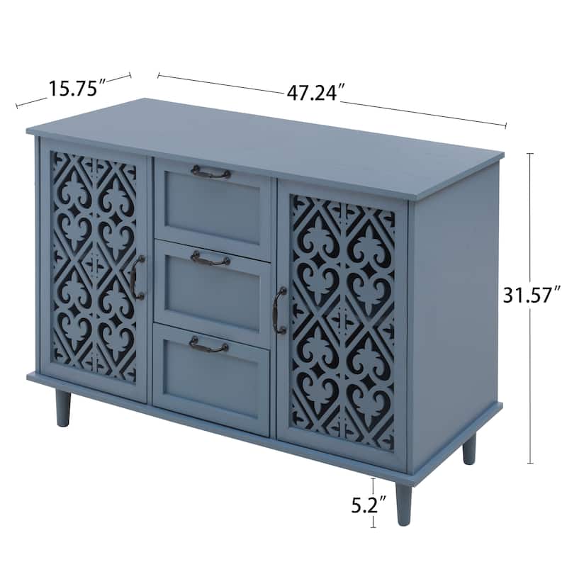 2 Door 3 Drawer Cabinet