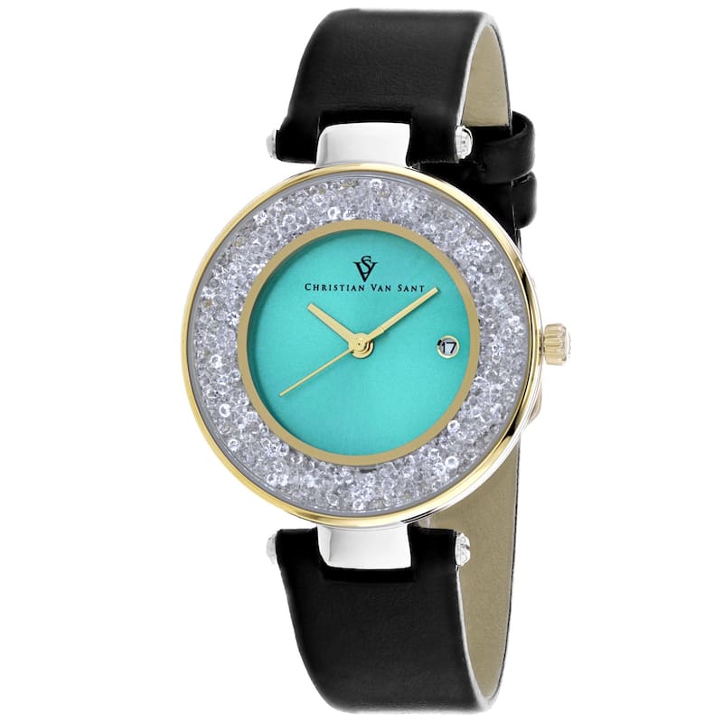 Christian Van Sant Women's Dazzle Blue Dial Watch - CV1225 - 6 (36)