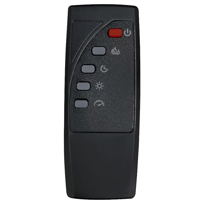 Fuller 60-Inch 2-Door TV Stand Fireplace Media Console Mango