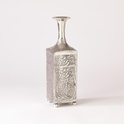 Aluminum Bottle Nickel Vase