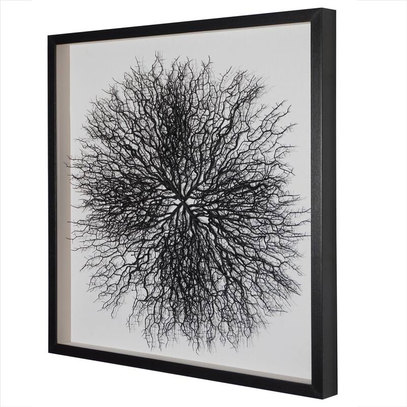 HUJI Roots On Linen Wall Art Decorative Accent