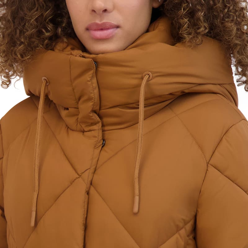 Kenneth Cole Women's Quilted Long Puffer Coat