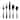 Fortessa Lucca Faceted 18/10 Stainless Steel, 20 Piece Flatware Set (Service for 4), Brushed Black - 20 Piece Set