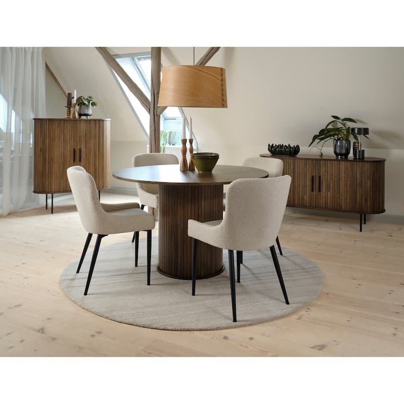 Rye Studio Nicola Mid-Century Modern Pedestal Dining Table
