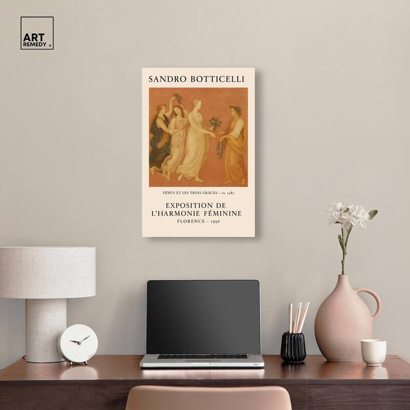Exposition of Feminine Canvas by Art Remedy, Gallery Wrapped