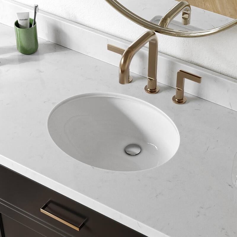 Ariel T060SCQOVO Hepburn 60" Free Standing Single Oval Basin Vanity