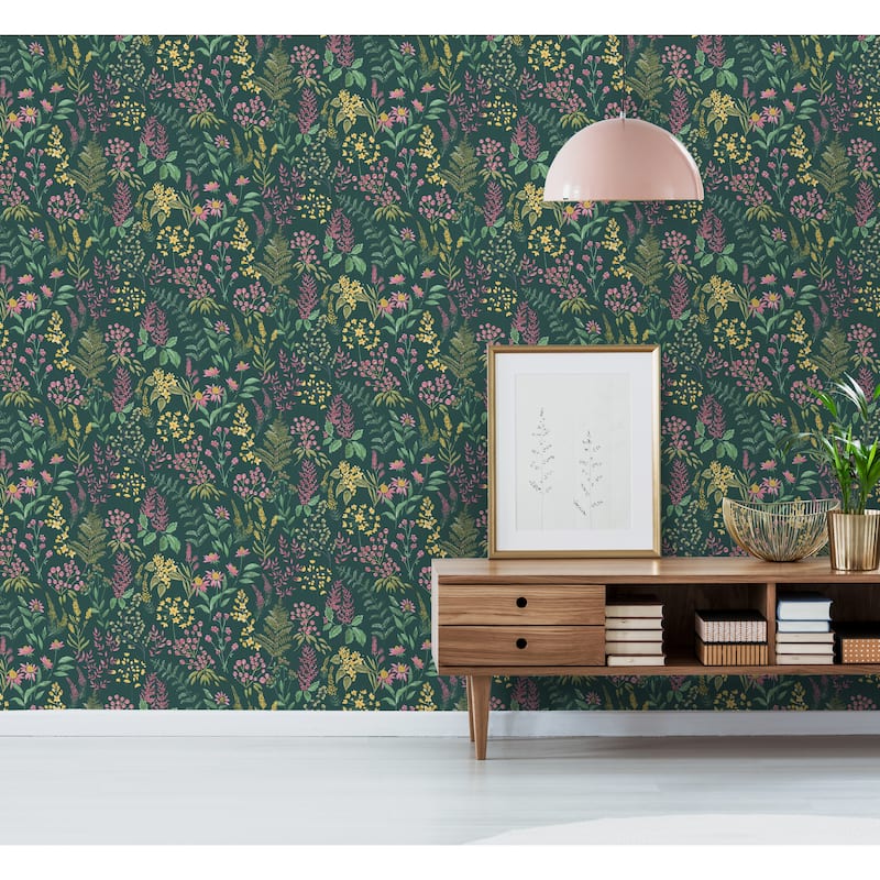 Floral Sprig Non-pasted Wallpaper – 396in x 20.8in