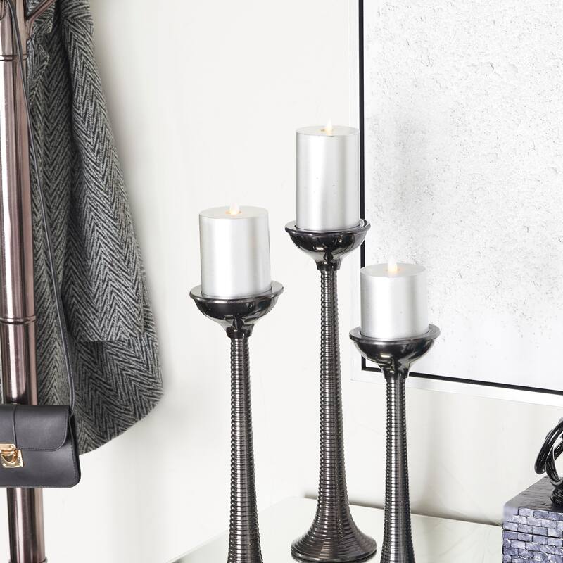 Traditional Flameless Candles (Set of 3)