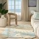 preview thumbnail 6 of 6, Nourison Home Waterside Indoor only Blue Graphic Area Rug