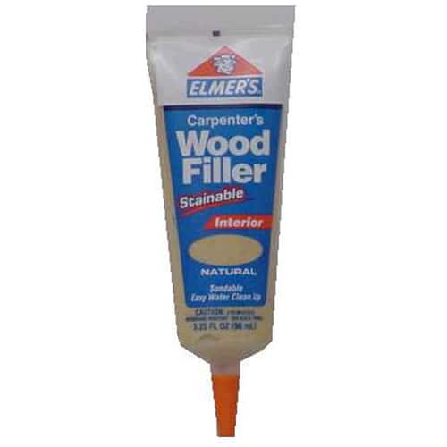 Elmer's E855 Carpenter's Wood Filler (3.25-Ounce Tube, White) : :  Home & Kitchen