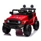 preview thumbnail 61 of 78, Kids Electric Ride-On Toyota FJ Cruiser 12V Car with Remote Control, LED Lights & Three-Point Safety Belt Red