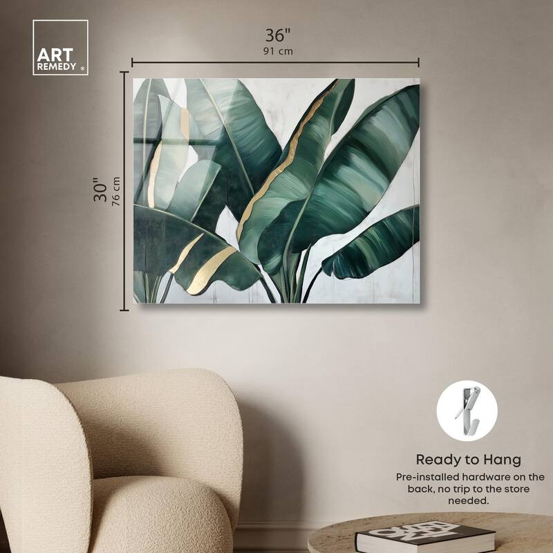 Jungle Jewel Jade I Acrylic by Art Remedy, Ready to Hang