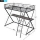 preview thumbnail 9 of 7, Twin Size Loft Bed with Rectangle Desk, Ladder & Full-Length Guardrails, X-Shaped Premium Steel Frame, Teens & Kids' Furniture