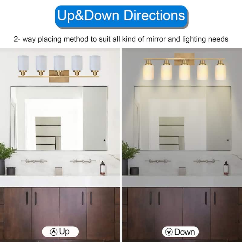 5-Light Bathroom Vanity Light