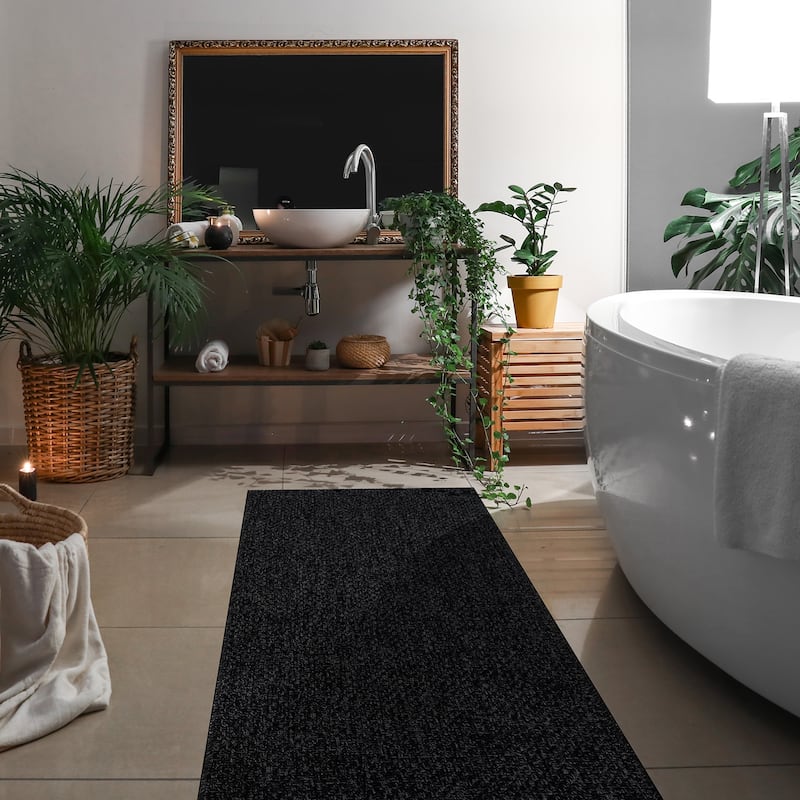 VILLADECOR Easy Jute Indoor Outdoor Weaving Area Rug