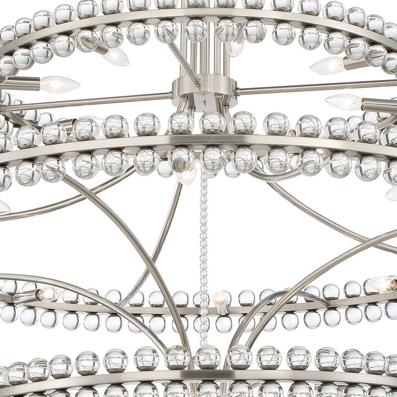 Crystorama Lighting Group CLO-8000 Clover 24 Light 48" Wide Ring