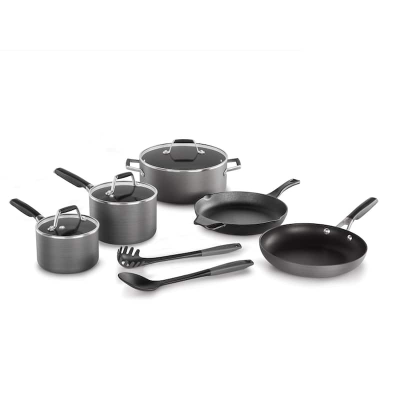 Select by Calphalon HardAnodized Nonstick Cookware, 10 Piece Set Bed