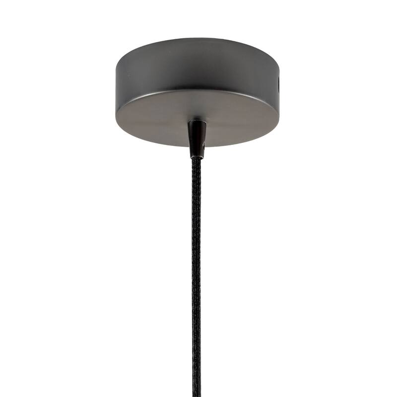 G125 Globe Pendant Light + LED Bulb – Gunmetal, Shatter-Resist, Indoor/Outdoor - Large