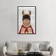 preview thumbnail 10 of 13, iCanvas "Super Llama" by Fab Funky Framed