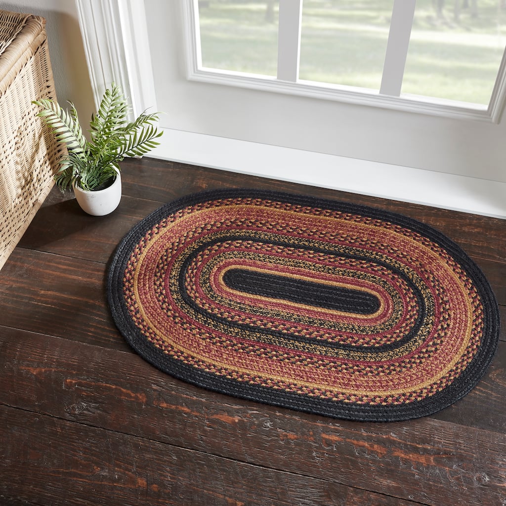 Heritage Farms Jute Rug Oval w/ Pad 24x36 - 3'6"