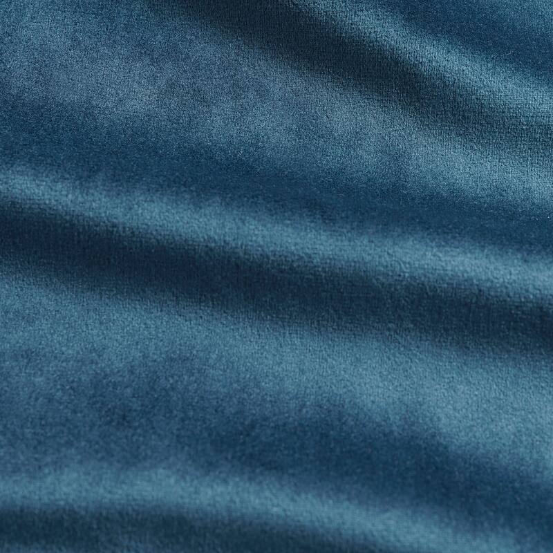 Exclusive Fabrics Basic Deluxe Velvet Curtains Pair - 2 Panels - Grommet Room Darkening Curtains