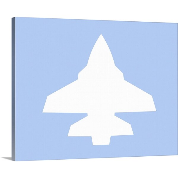 "Airplane III" Canvas Wall Art