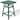 Laguna Hdpe All Weather Outdoor Patio 30" Square Counter Bistro Table